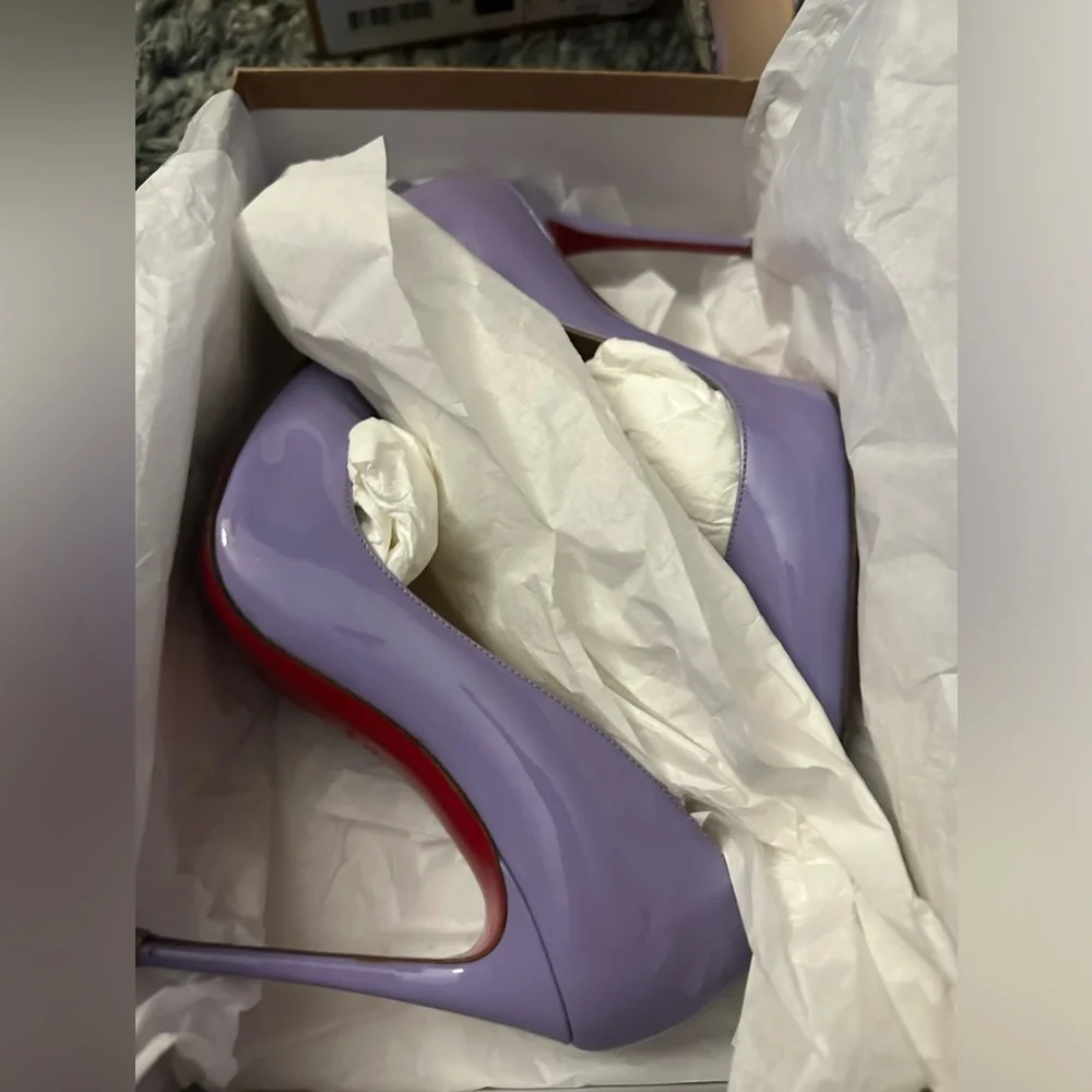 Pigalle Follies 100 Patent (color hortensia) - Picture 7 of 12